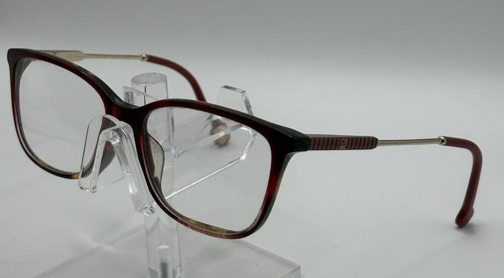 Carolina Herrera VHE816K 0AFG Burgundy Cat Eye Eyeglass Frames